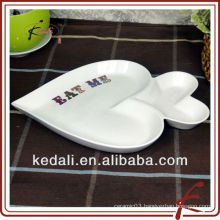 decoration ceramic cute plate poker shape